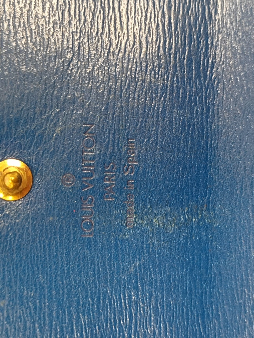 Louis Vuitton Blue Epi Leather Long Continental Wallet - Picture 7 of 9